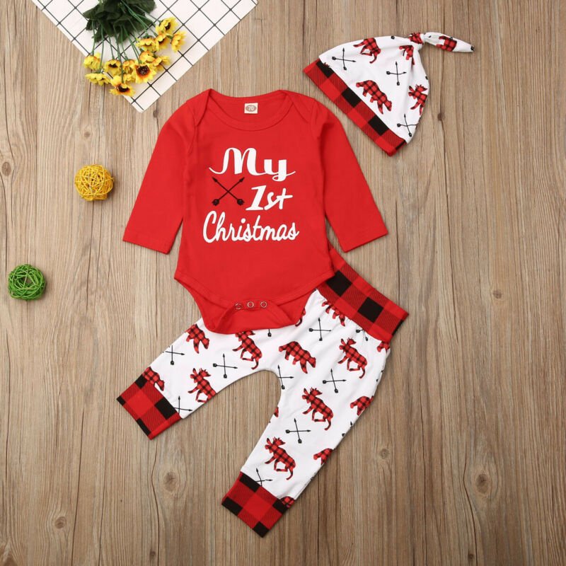 Baby Boy My First Christmas Outfits - NetPex