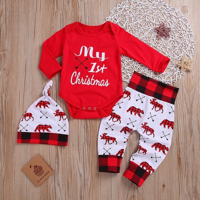 Baby Boy My First Christmas Outfits - NetPex