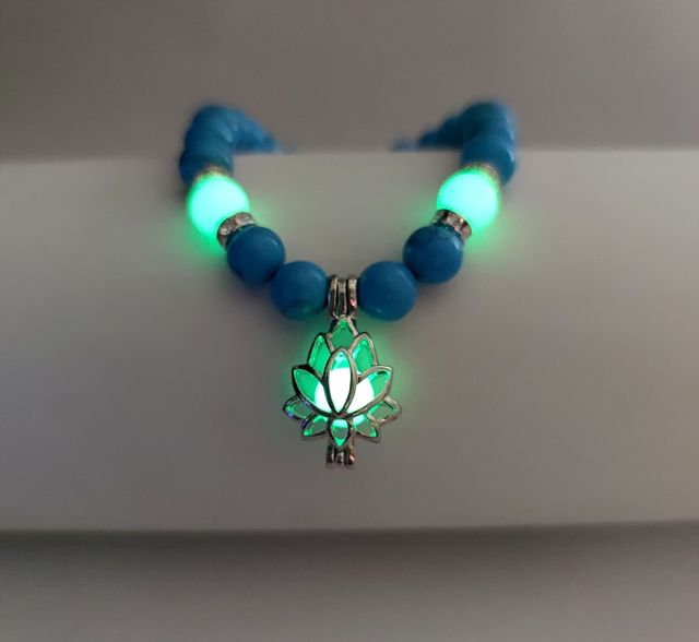 Natural Stone Bracelet- Glow In The Dark