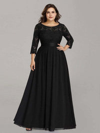 Thumbnail for Evening Dress Long Luxury Elegant Robe - Plus Size - NettPex