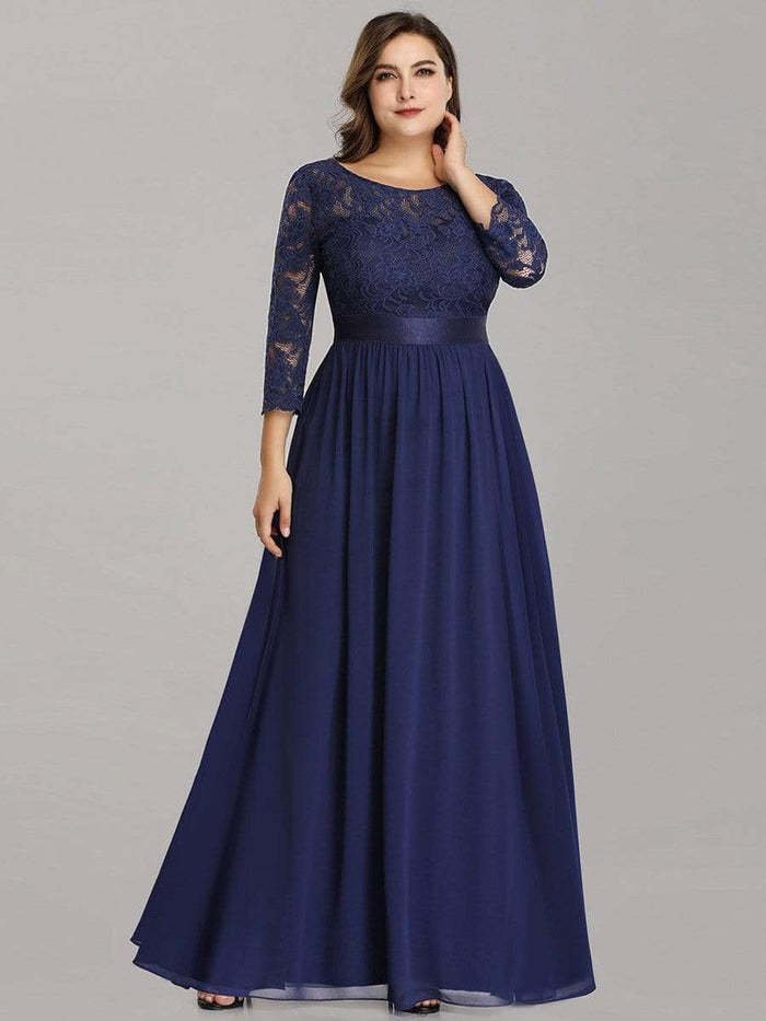 Evening Dress Long Luxury Elegant Robe - Plus Size - NettPex