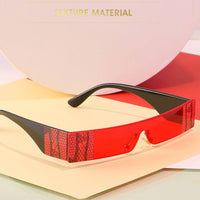 Thumbnail for Fashion Snake Tattoo Rectangle Sunglasses - NetPex