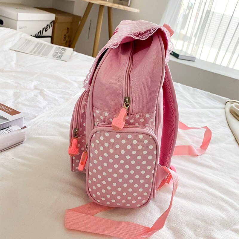 Girl Embroidery Strawberry Backpack - NetPex