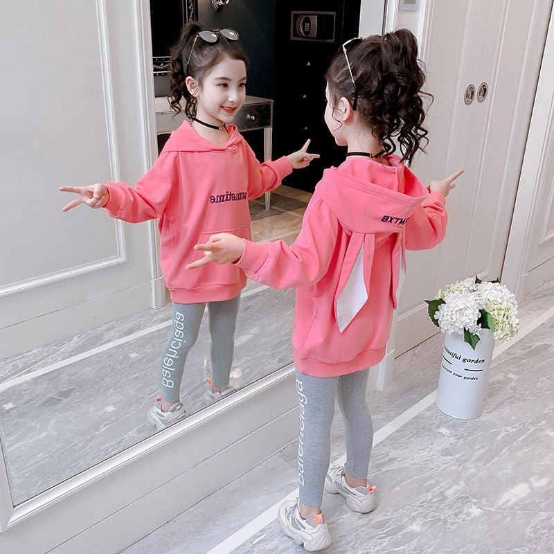 Girls Clothes Set Spring Autumn Jacket + Trousers Pants 2, for 8 10 11 12 Year - NetPex