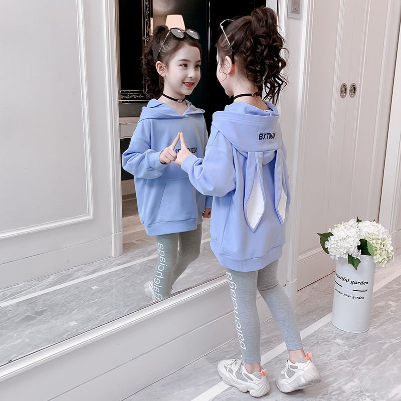 Girls Clothes Set Spring Autumn Jacket + Trousers Pants 2, for 8 10 11 12 Year - NetPex