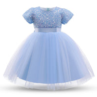 Thumbnail for Girls Princess Dress Sequin Lace Tulle Wedding Party - NetPex