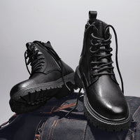 Thumbnail for High-Quality Men's Ankle Leather Boots - NetPex