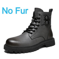 Thumbnail for High-Quality Men's Ankle Leather Boots - NetPex