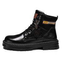 Thumbnail for High Top Boots Men's Leather Shoes - NetPex