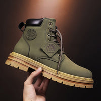 Thumbnail for High Top Boots Men's Leather Shoes - NetPex