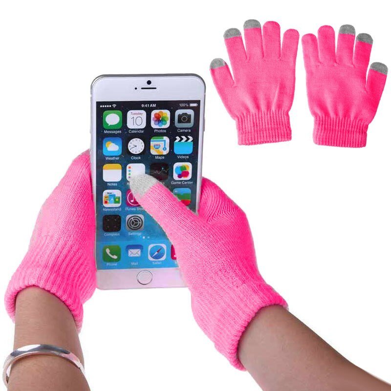 Knit Gloves Hand Warmer for Touches screen smart phone - NettPex