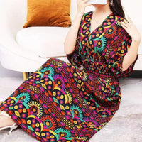 Thumbnail for Large Swing Printed Dress Long Skirt - NettPex