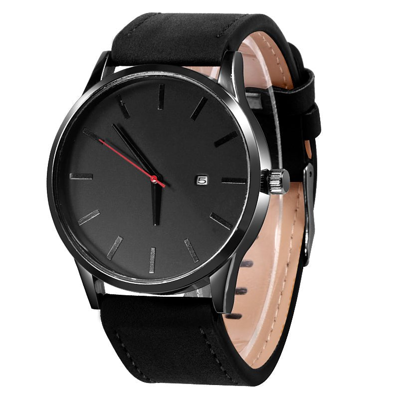 Leather Quartz Watch - NetPex