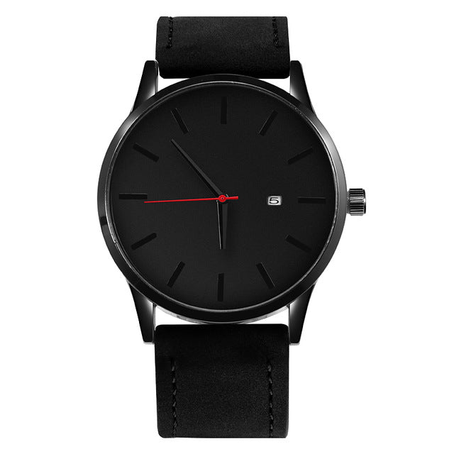 Leather Quartz Watch - NetPex