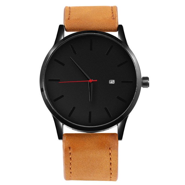 Leather Quartz Watch - NetPex