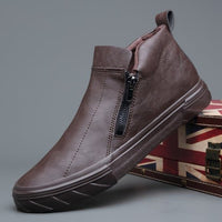 Thumbnail for Men Vulcanized Leather Loafer Shoes - NetPex