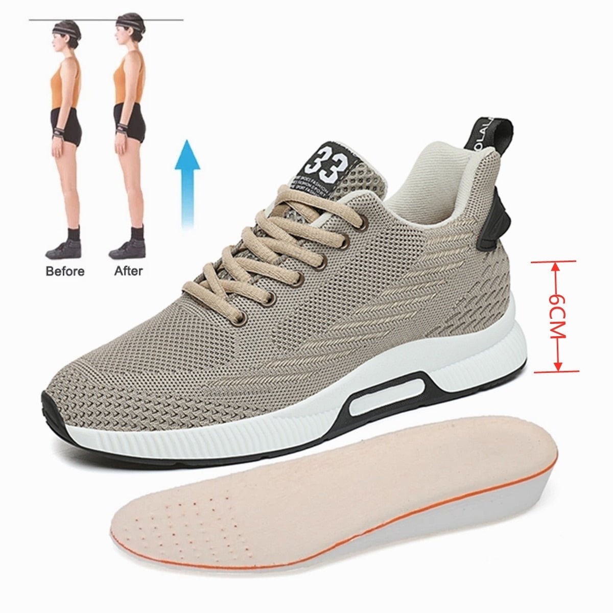 Men's Height Increase Shoes - NetPex