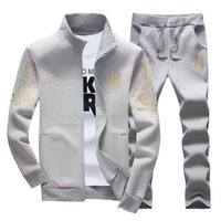 Thumbnail for Men's Zipper Sweat Suit Set - NetPex