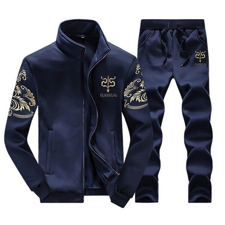 Men's Zipper Sweat Suit Set - NetPex