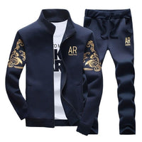 Thumbnail for Men's Zipper Sweat Suit Set - NetPex