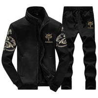 Thumbnail for Men's Zipper Sweat Suit Set - NetPex