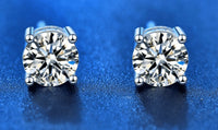 Thumbnail for Moissanite Stud Earrings - NetPex