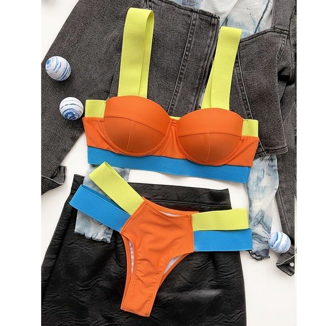 Patchwork Sexy Swimwear - NetPex