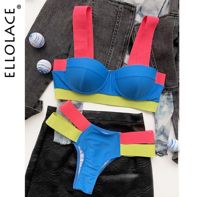 Patchwork Sexy Swimwear - NetPex