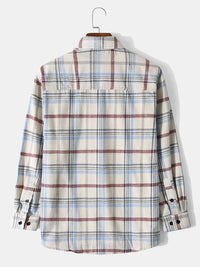 Thumbnail for Plato White Plaid Long Sleeve - NetPex