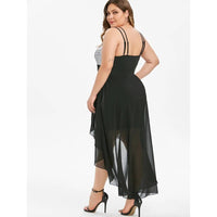 Thumbnail for Plus Size Women Clothing - Sequin Sexy High Corset Dresses - NettPex