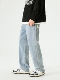 Thumbnail for Retro Loose Straight Wide Leg Pants - NetPex