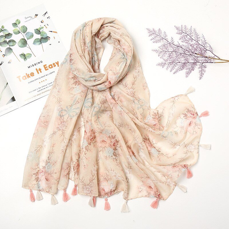 Scarf Lady High Quality, Fashion Luxury Brand,Hijab - NetPex