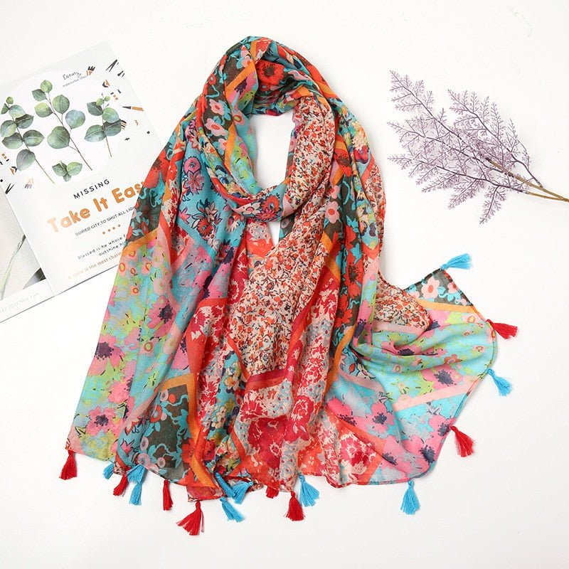 Scarf Lady High Quality, Fashion Luxury Brand,Hijab - NetPex