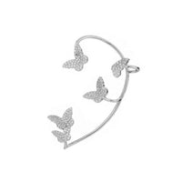 Thumbnail for Shining Zircon Butterfly Ear Cuff Earrings for Women - NetPex