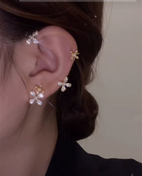Thumbnail for Shining Zircon Butterfly Ear Cuff Earrings for Women - NetPex