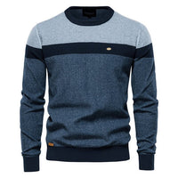 Thumbnail for Spliced Cotton Men's Sweater - NetPex