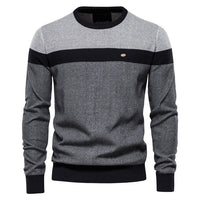 Thumbnail for Spliced Cotton Men's Sweater - NetPex