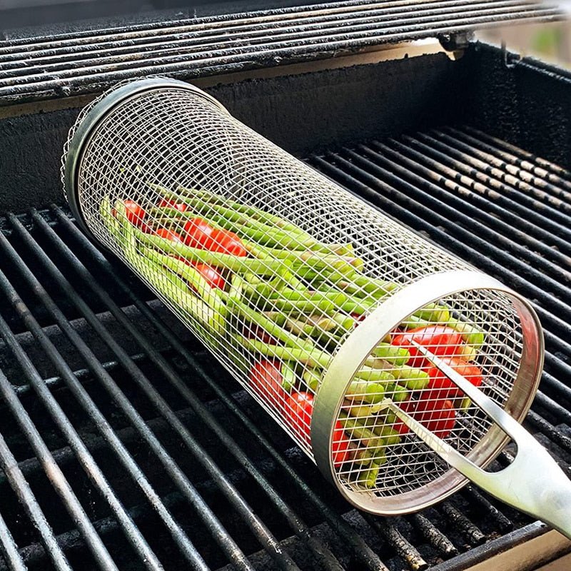 Stainless Steel Grilling Basket - NetPex