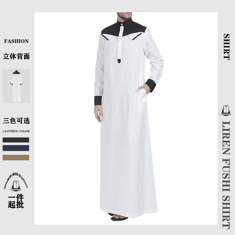 Stitching Long Robe Men - NetPex