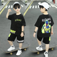 Thumbnail for Summer Suit Baby Hip Hop Short Sleeve + Pants - NetPex