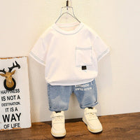 Thumbnail for T-shirt Pants 2pcs/set Sport-New Summer Baby Boy Kids - NettPex