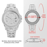 Thumbnail for Trendy Diamond Watch - NetPex